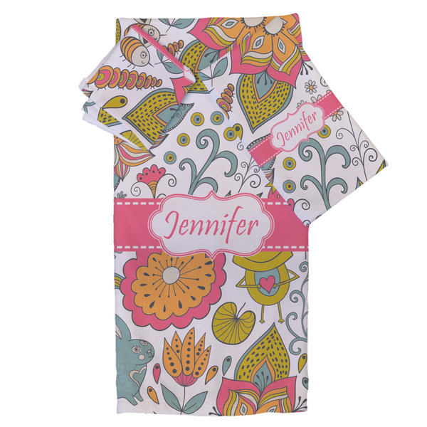 Custom Wild Garden Bath Towel Set - 3 Pcs (Personalized)