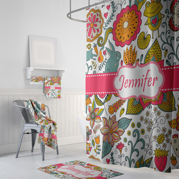 Wild Garden Bath Towel Sets - 3-piece - In Context