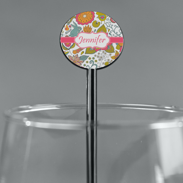 Wild Garden Black Plastic 5.5" Stir Stick - Round - Main