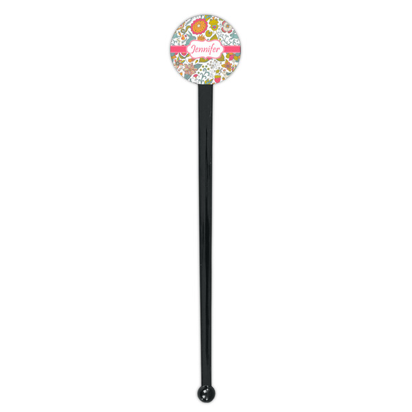 Wild Garden Black Plastic 7" Stir Stick - Round - Single Stick