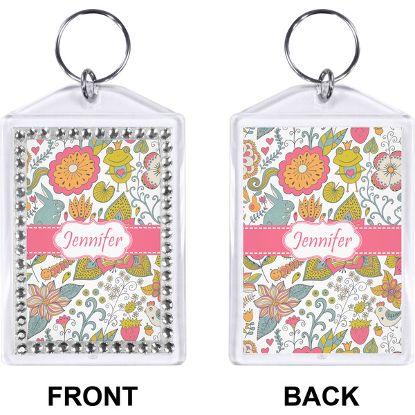 Wild Garden Bling Keychain (Front + Back)