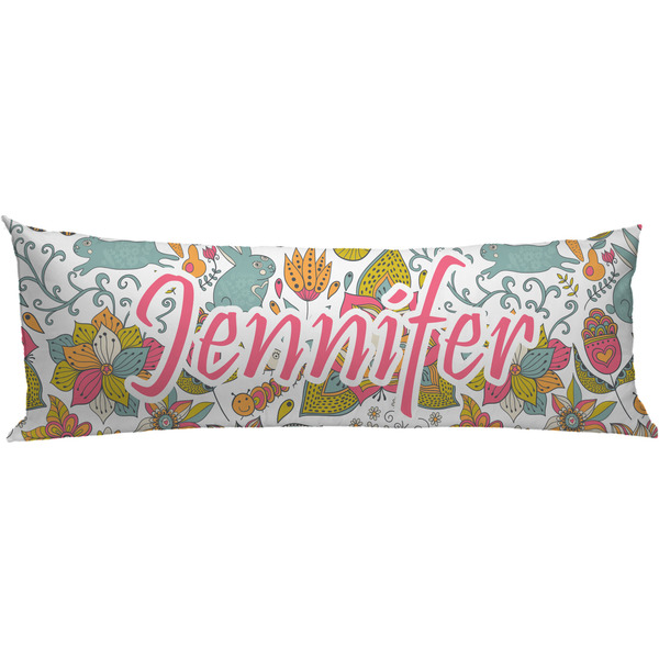 Custom Wild Garden Body Pillow Case (Personalized)