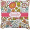 Wild Garden Faux-Linen Throw Pillow (Personalized)