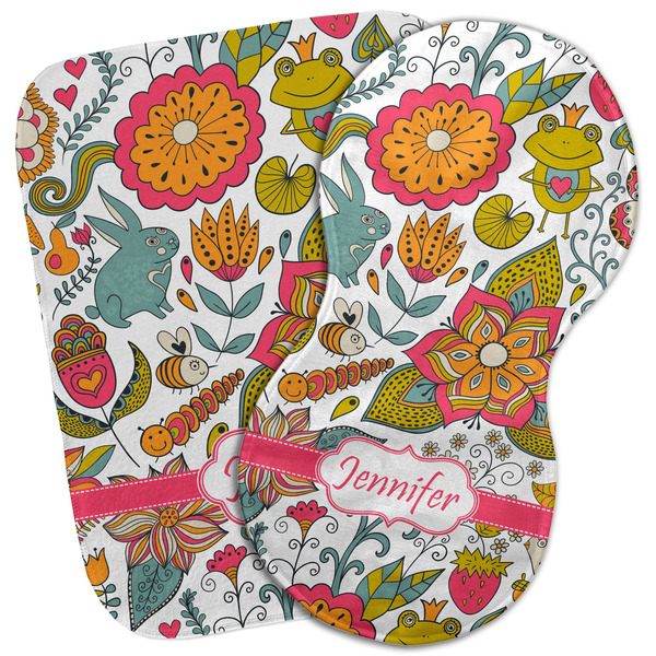 Custom Wild Garden Burp Cloth (Personalized)