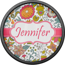 Wild Garden Cabinet Knob (Black) (Personalized)