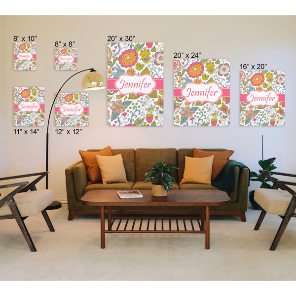 Wild Garden Canvas Prints - Multiple Sizes