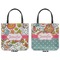 Wild Garden Canvas Tote - Front and Back