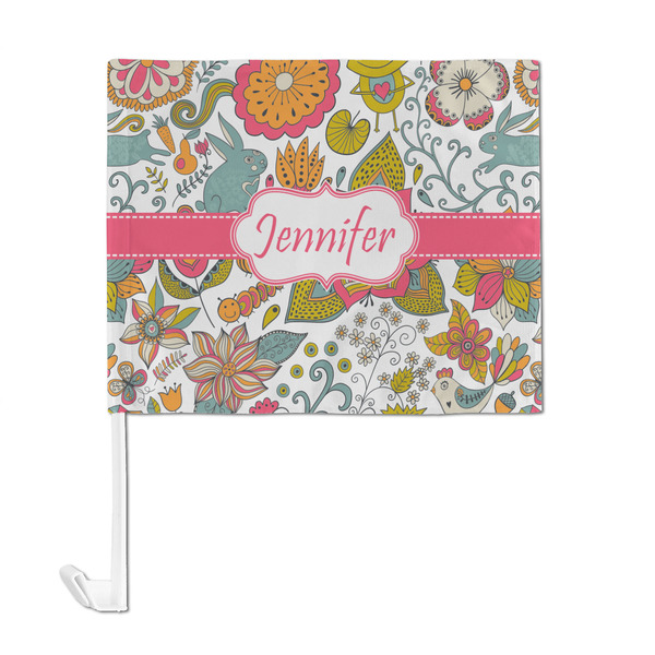 Wild Garden Car Flag - Large - FRONT