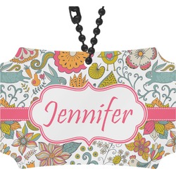 Wild Garden Rear View Mirror Ornament (Personalized)