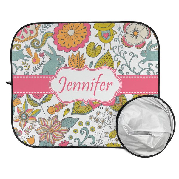 Wild Garden Car Sun Shades - FOLDED & UNFOLDED