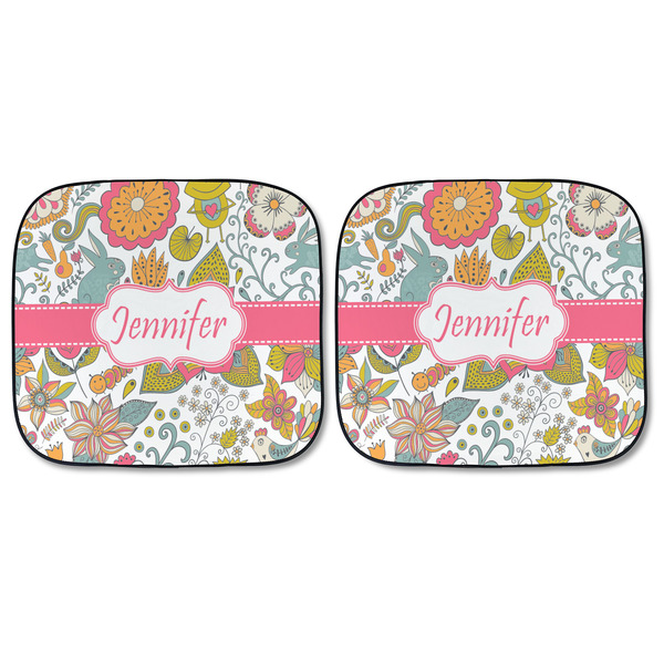 Wild Garden Car Sun Shades - FRONT