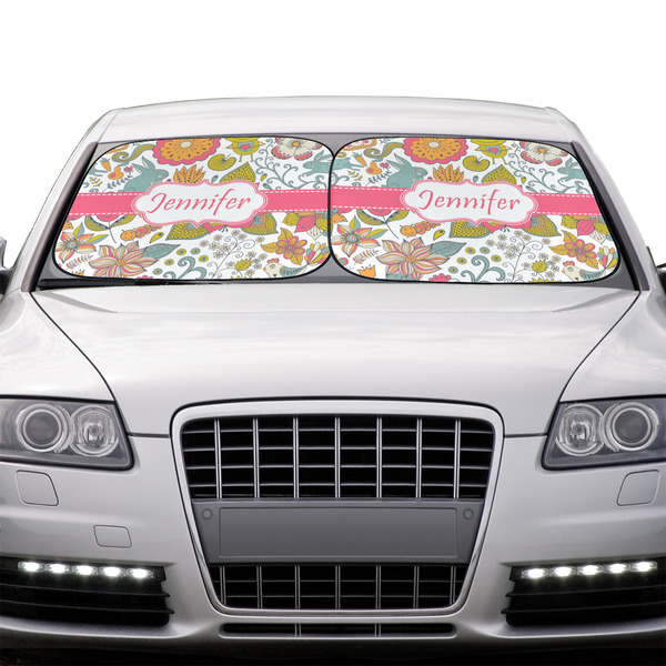 Wild Garden Car Sun Shades - IN CONTEXT