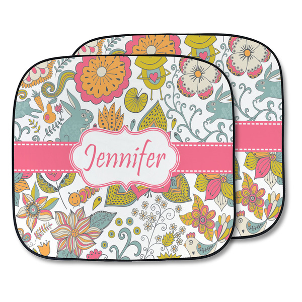 Custom Wild Garden Car Sun Shade - Two Piece (Personalized)