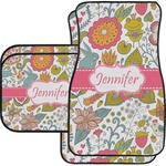 Wild Garden Car Floor Mats Set - 2 Front & 2 Back (Personalized)