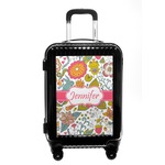 Wild Garden Carry On Hard Shell Suitcase (Personalized)