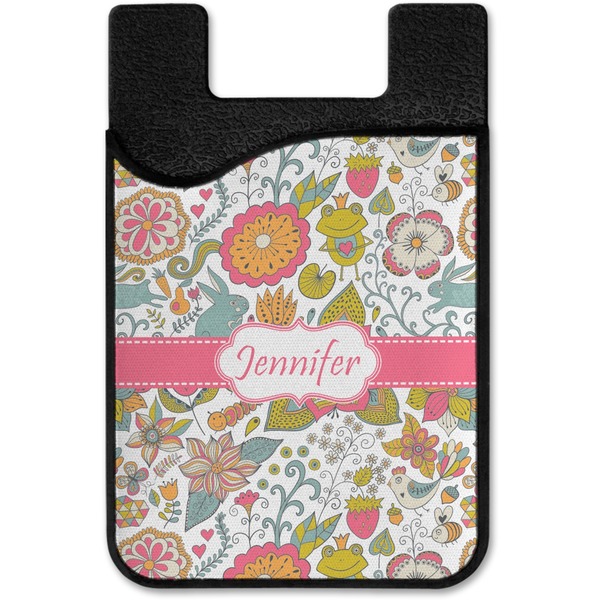 Wild Garden Cell Phone Credit Card Holder