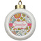 Wild Garden Ceramic Ball Ornament (Personalized)