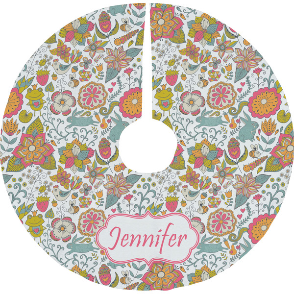 Custom Wild Garden Tree Skirt (Personalized)