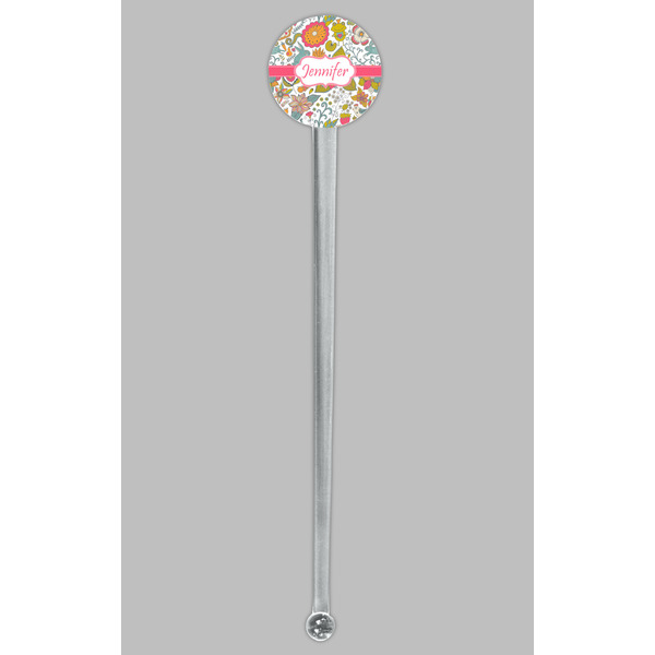 Wild Garden Clear Plastic 7" Stir Stick - Round - Single Stick