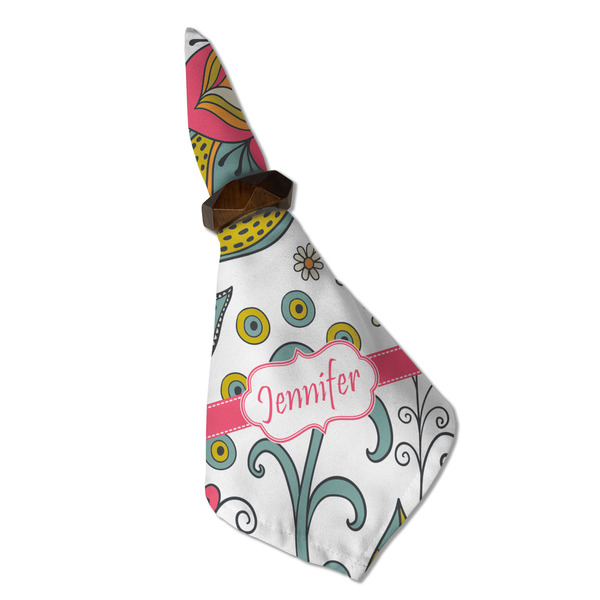Wild Garden Cloth Napkins - Personalized Dinner (Folded in Ring) (MAIN)