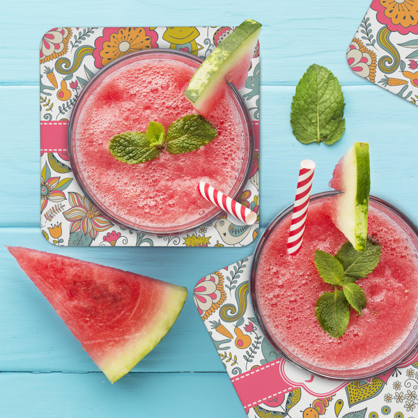 Wild Garden Coaster Set - LIFESTYLE