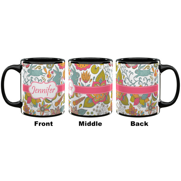 Wild Garden Coffee Mug - 11 oz - Black APPROVAL