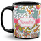 Wild Garden 11 Oz Coffee Mug - Black (Personalized)