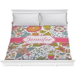 Wild Garden Comforter - King (Personalized)
