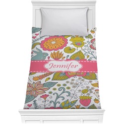 Wild Garden Comforter - Twin (Personalized)