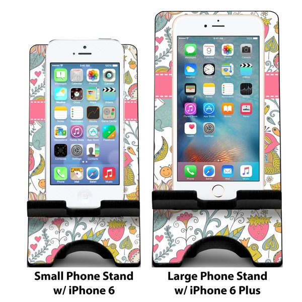 Wild Garden Compare Phone Stand Sizes - with iPhones