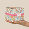 Wild Garden Cube Favor Gift Box - On Hand - Scale View
