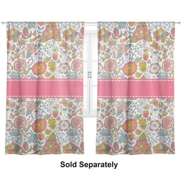 Wild Garden Curtain 112x80 - Lined