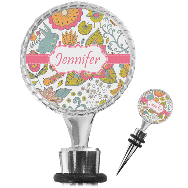 Custom Wild Garden Wine Bottle Stopper (Personalized)