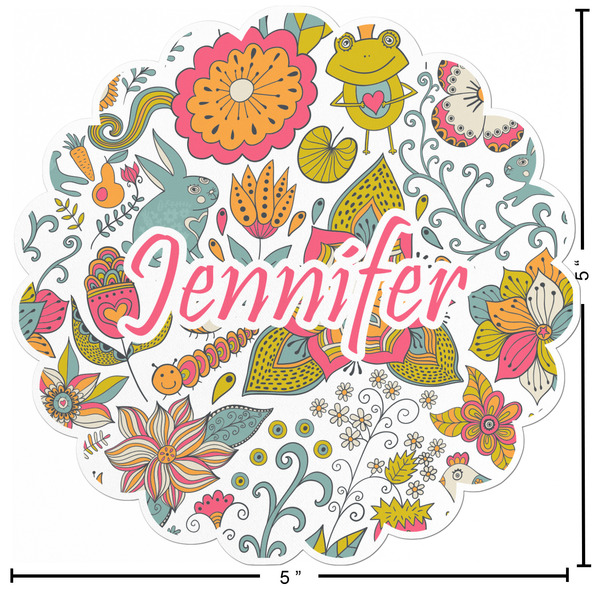 Wild Garden Custom Shape Iron On Patches - L - APPROVAL