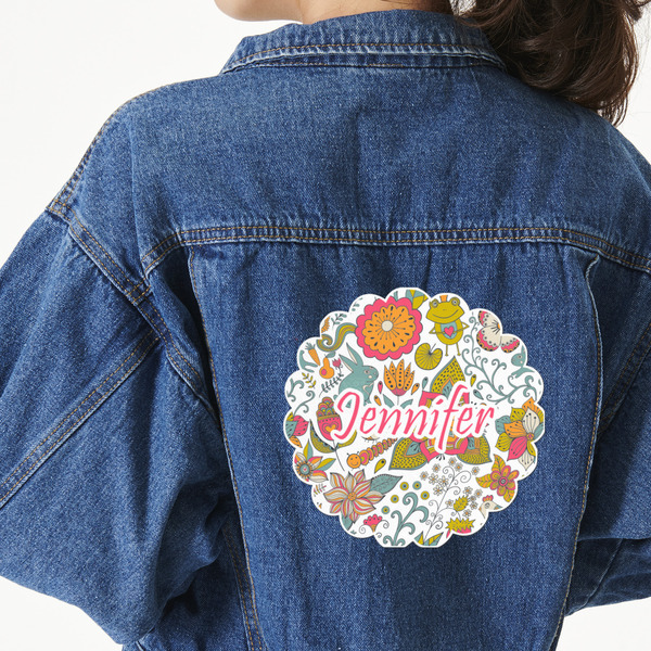 Custom Wild Garden Large Custom Shape Patch - 2XL (Personalized)