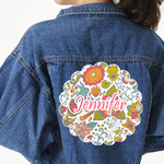Wild Garden Twill Iron On Patch - Custom Shape - 3XL (Personalized)