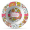 Wild Garden Plastic Bowl - Microwave Safe - Composite Polymer (Personalized)