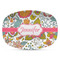 Wild Garden Plastic Platter - Microwave & Oven Safe Composite Polymer (Personalized)