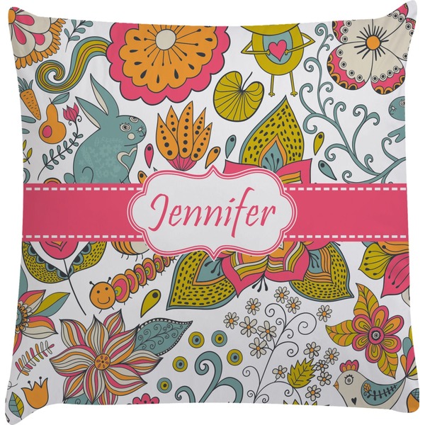 Custom Wild Garden Decorative Pillow Case (Personalized)