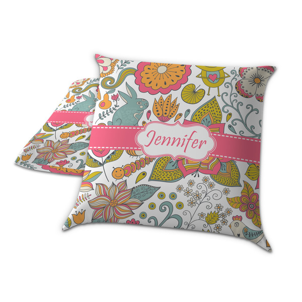 Wild Garden Decorative Pillow Case - TWO