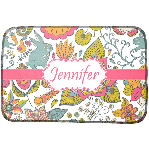 Custom Wild Garden Dish Drying Mat (Personalized)