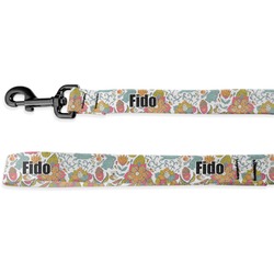 Wild Garden Deluxe Dog Leash - 4 ft (Personalized)