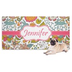 Wild Garden Dog Towel (Personalized)