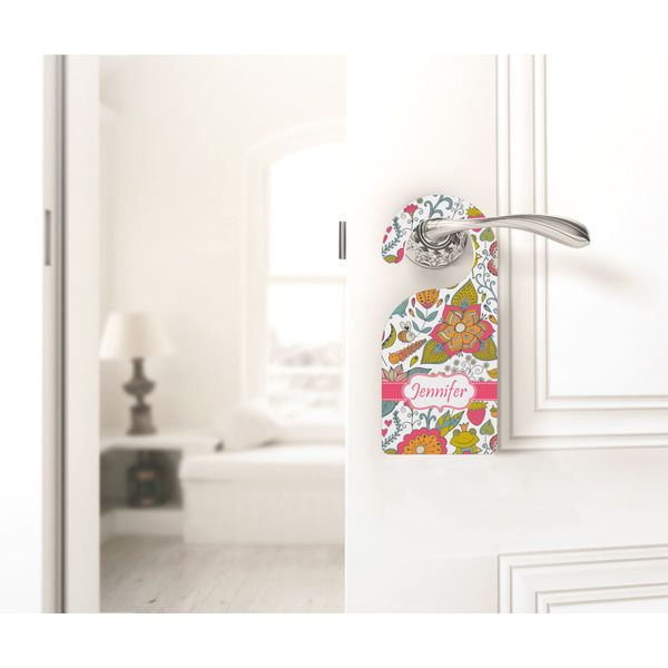 Wild Garden Door Hanger - LIFESTYLE
