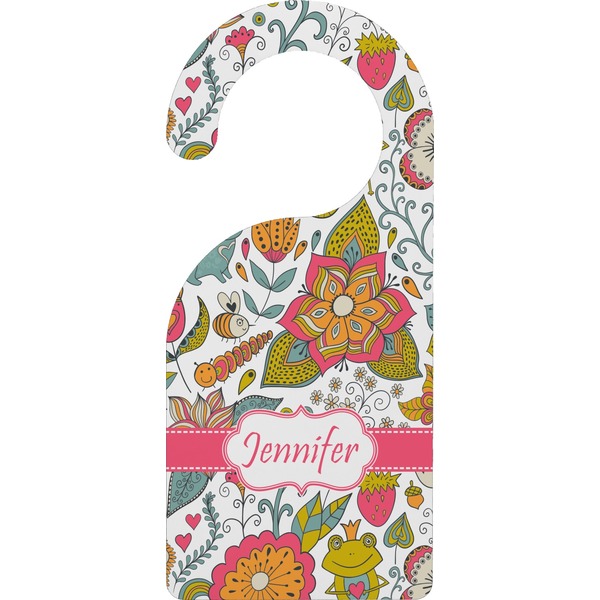 Custom Wild Garden Door Hanger (Personalized)