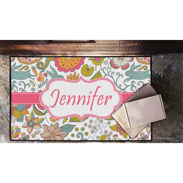 Wild Garden Door Mat - LIFESTYLE (Lrg)