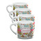 Wild Garden Double Shot Espresso Cups - Set of 4 (Personalized)
