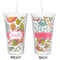 Wild Garden Double Wall Tumbler with Straw - Approval