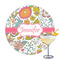 Wild Garden Printed Drink Topper (Personalized)