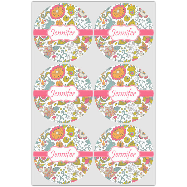 Wild Garden Drink Topper - XLarge - Set of 6